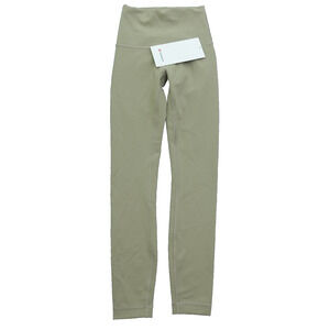 New Lululemon Legging Size 2 Wunder Train HR Tight 25" SHOK Sheer Oak $98